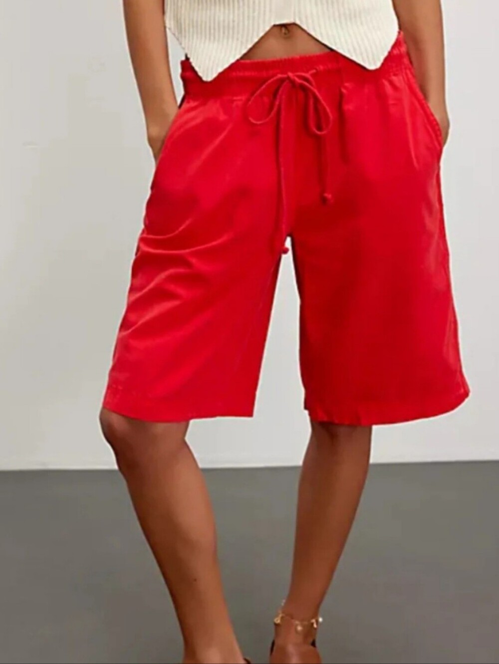 Free People Saylor Poplin Shorts Small